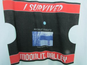 He survived the writing of this novel as well, so he is entitled to wear it. "Honey, no dinner tonight? I guess we are having Chapter 13, yummy."