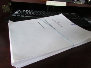 First draft of The Book of Sharon